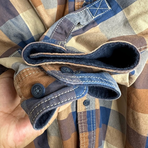 L.L. Bean Men’s Lined Flannel Shirt Shacket Size Medium - Picture 7 of 10